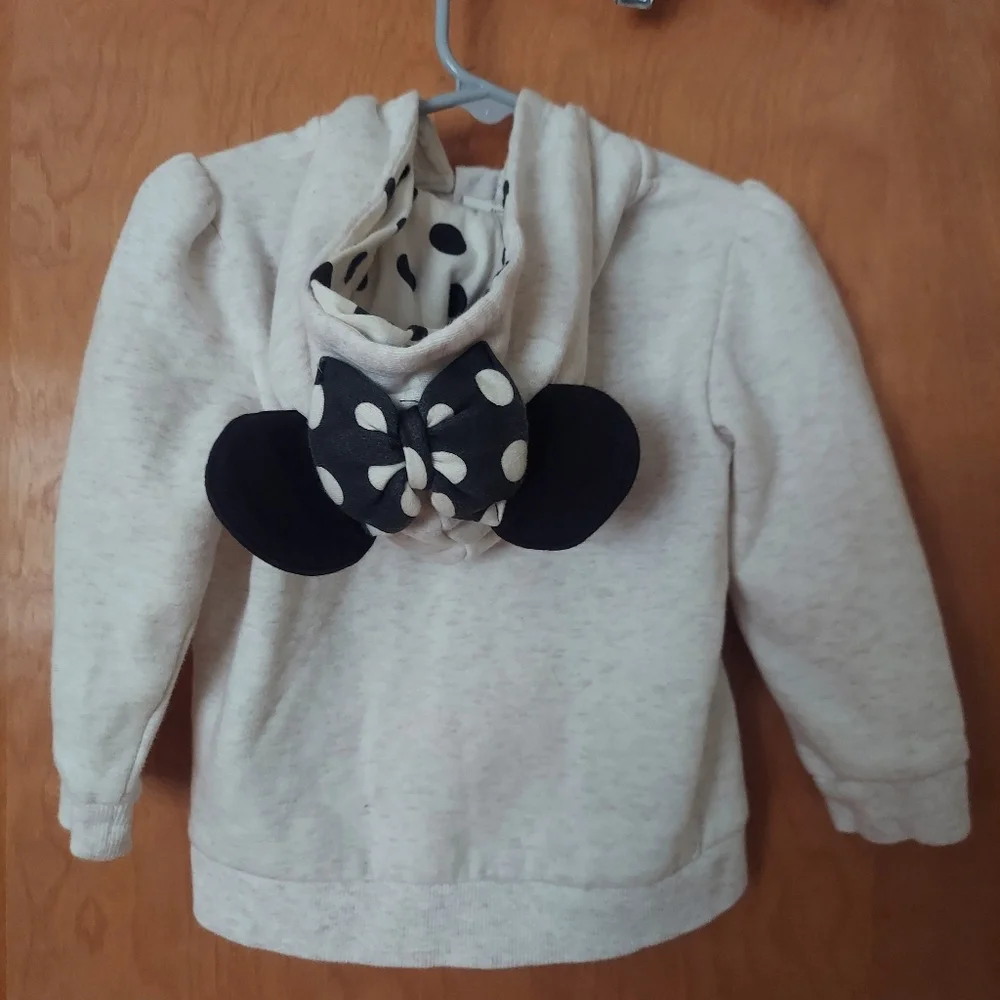 Minnie Mouse zipper hoodie,  18-24 months, jacket